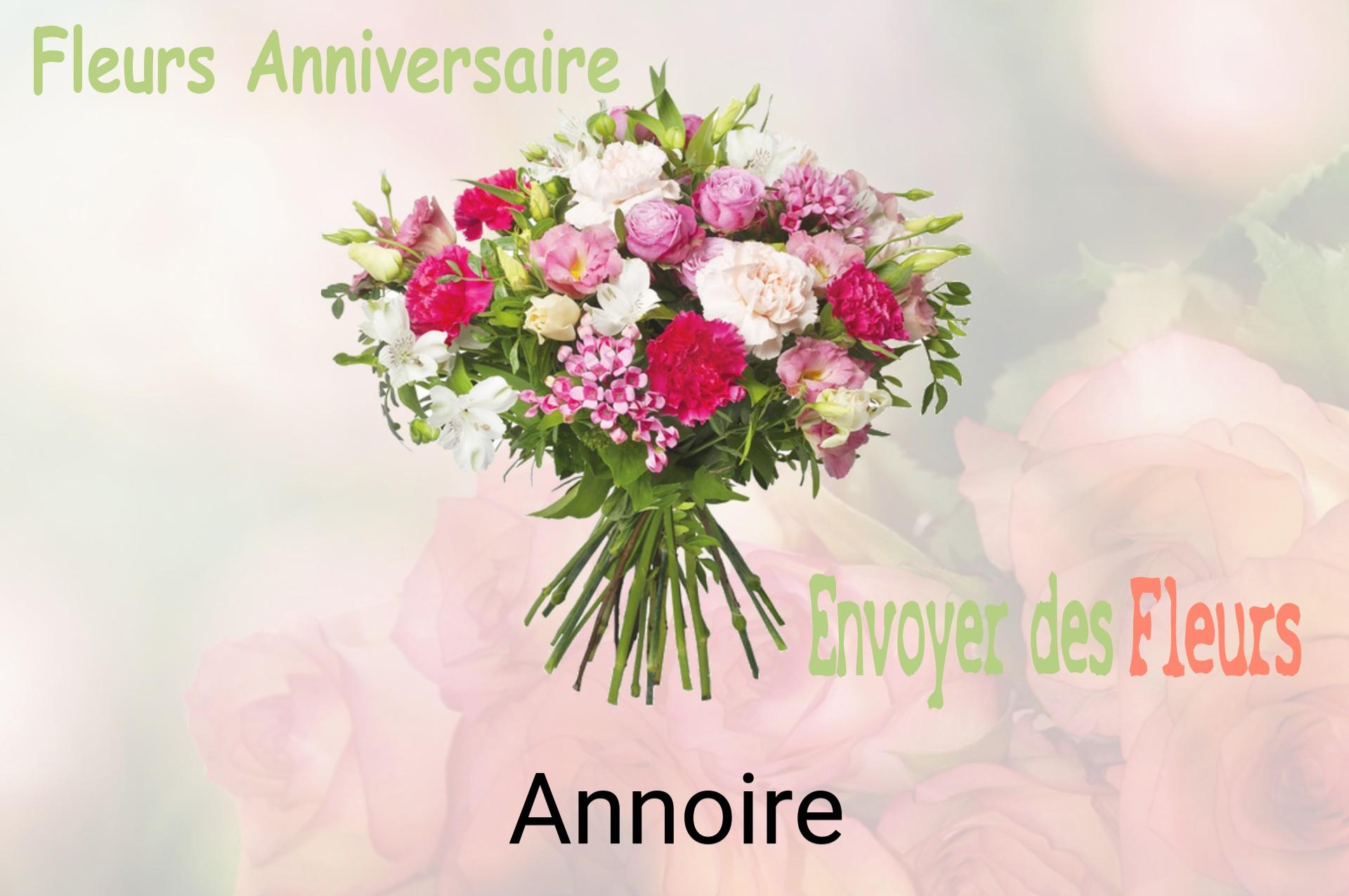 Bouquet de fleurs d’anniversaire livré à Annoire